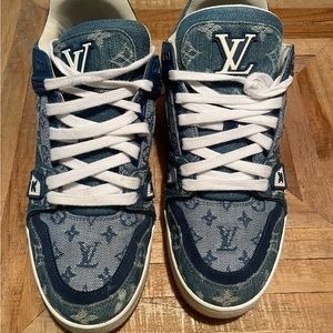 LV Denim Monogram Size 8